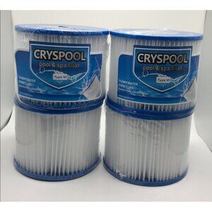 Cryspool‎ Type VI Pool & Spa Filter 4 Pack